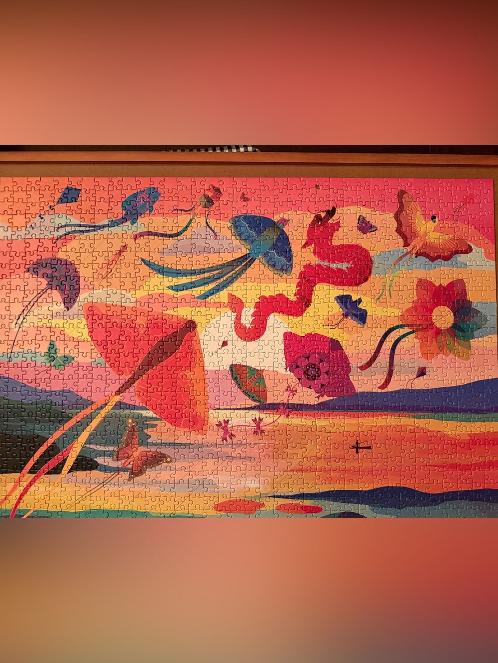 Elena Essex Kites at Dusk 1000-Piece puzzle - Picture 4 of 7